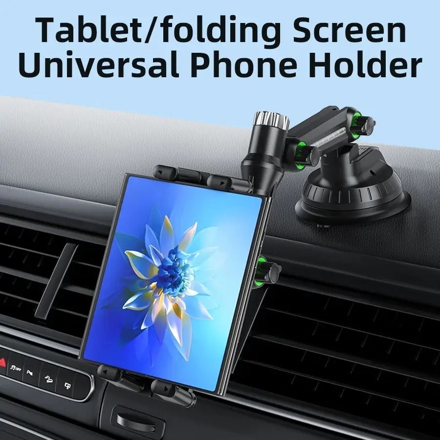 Dashboard High-Intensity Tablet & Phone Suction Mount | Universal Car Holder for 7
