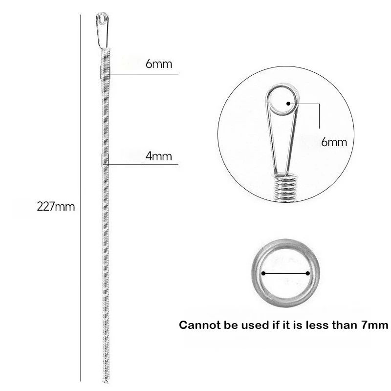 QuickFit Spring Drawstring Threader - Easy Hoodie & Pants String Replacement Tool