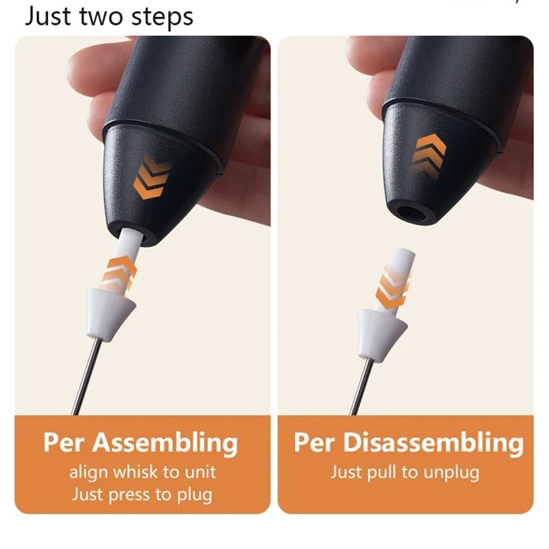Wireless Handheld Electric Milk Frother