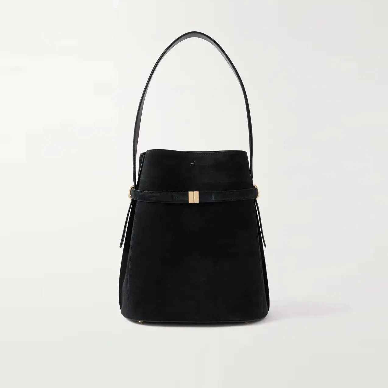 Scandinavian Genuine Leather Bucket Shoulder Tote Bag for Women