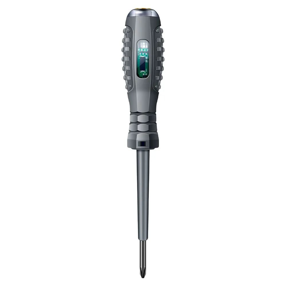 Electric Tester Pen Voltage Tester Screwdriver with Neon Indicator for Electrical Safety