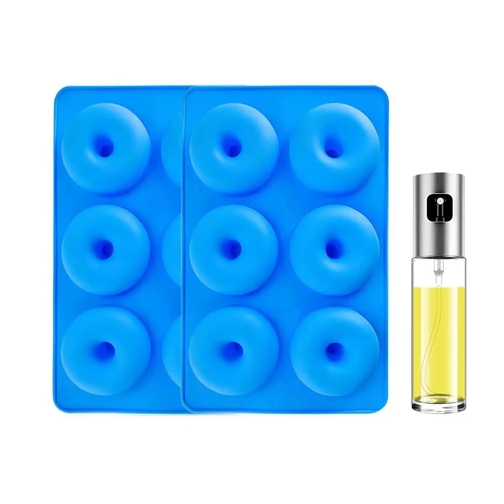 Premium 6-Cavity Silicone Donut & Baking Mold – Non-Stick Pastry, Cake & Dessert Pan