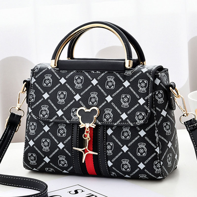 Tote Luxury Designer Handbag, Women Handbags Leather, New Shoulder Bag Women, Printed Monogram Single Shoulder Bag