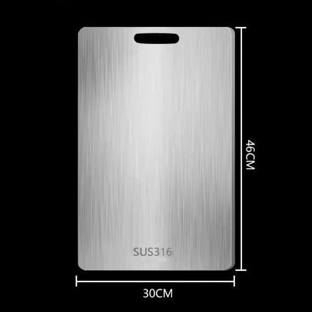 Stainless Steel Cutting Board Antibacterial Kitchen Prep Board