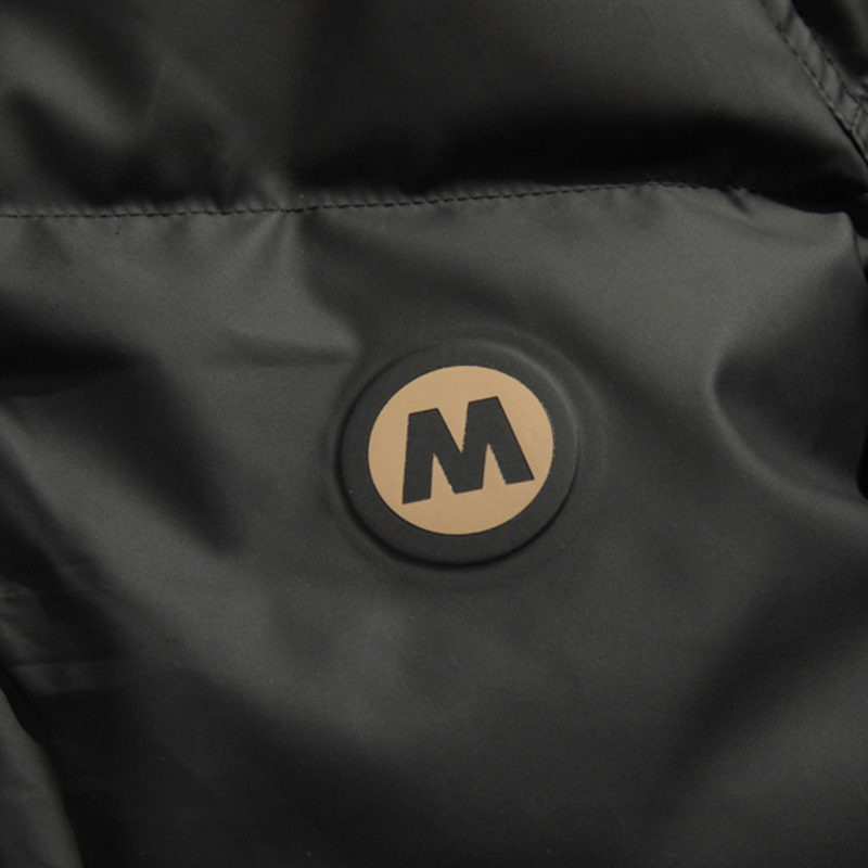 Men's Hooded Down Jacket, Winter Warm Puffer Coat, Loose Fit Hip Hop Streetwear, Harajuku Style Outwear