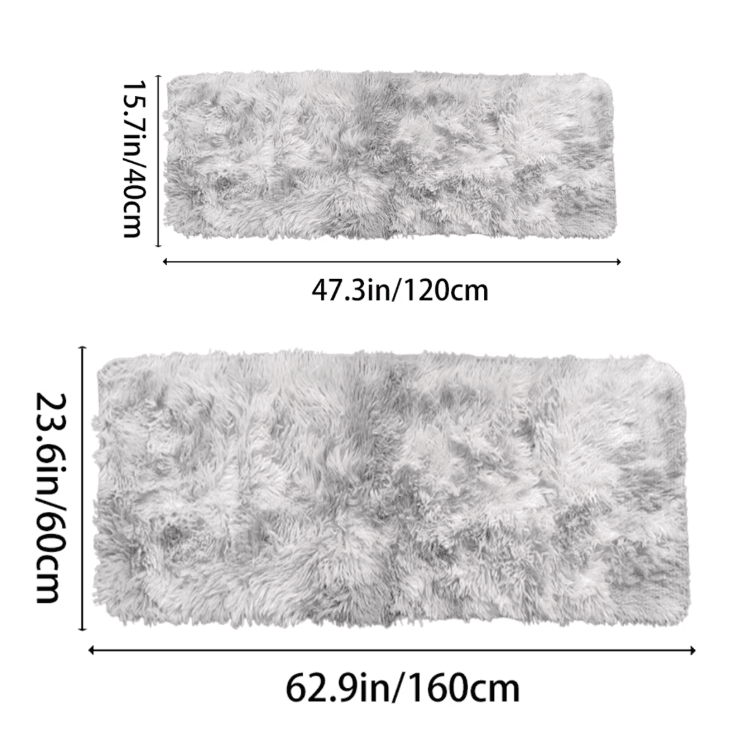 Ultra Soft Tie-Dye Fluffy Shag Area Rug – Non-Slip Plush Carpet for Bedroom & Living Room