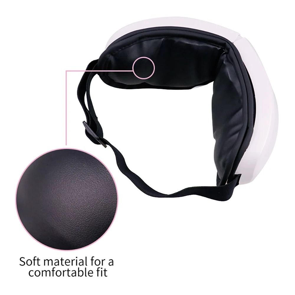 6D Smart Eye Massager with Heat Vibration Bluetooth Music