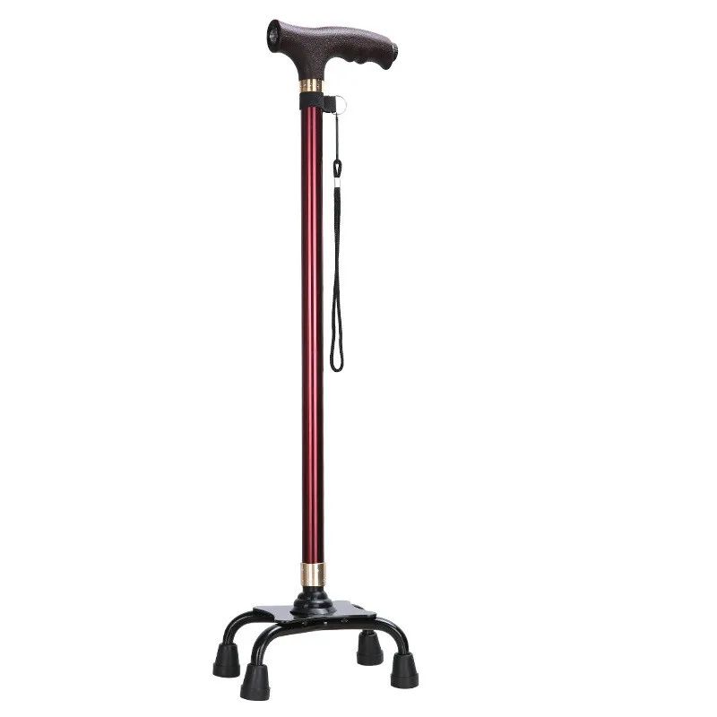 Retractable Non-Slip Aluminum Walking Cane with LED Light