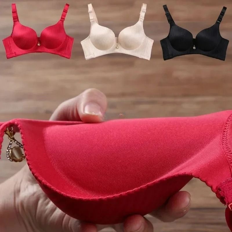 Sexy Wireless Push Up Bra No Steel Ring Seamless 8cm Thick Padded Lingerie