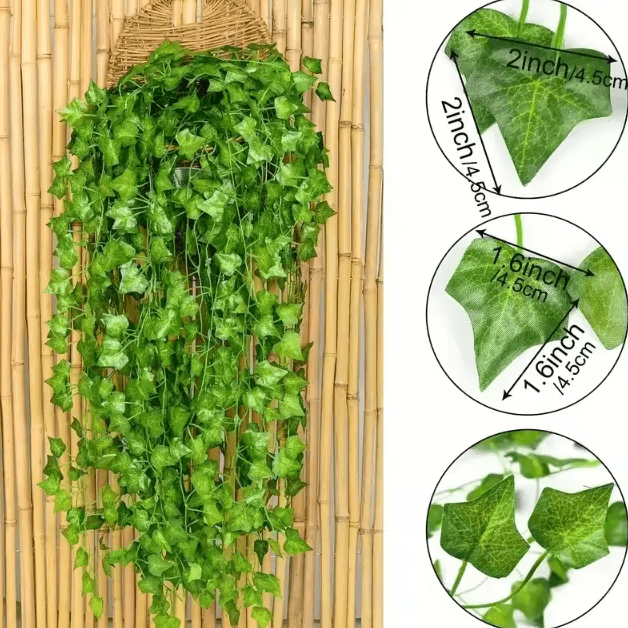 Artificial Ivy Leaf Hanging Garland – Lush Green Vine Decor for Home & Events