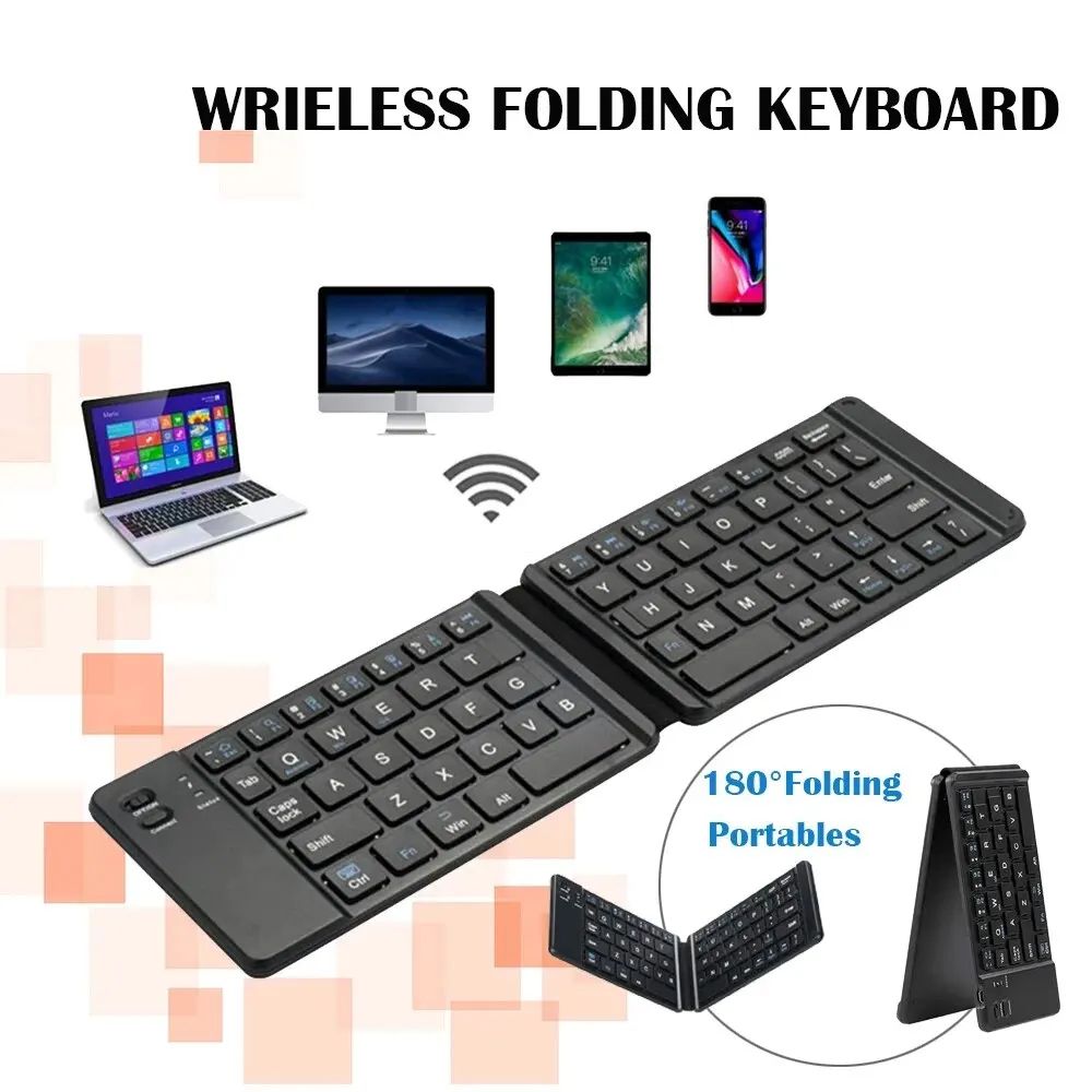 TriFold Pro Bluetooth Keyboard for iPad, Tablet & Phone