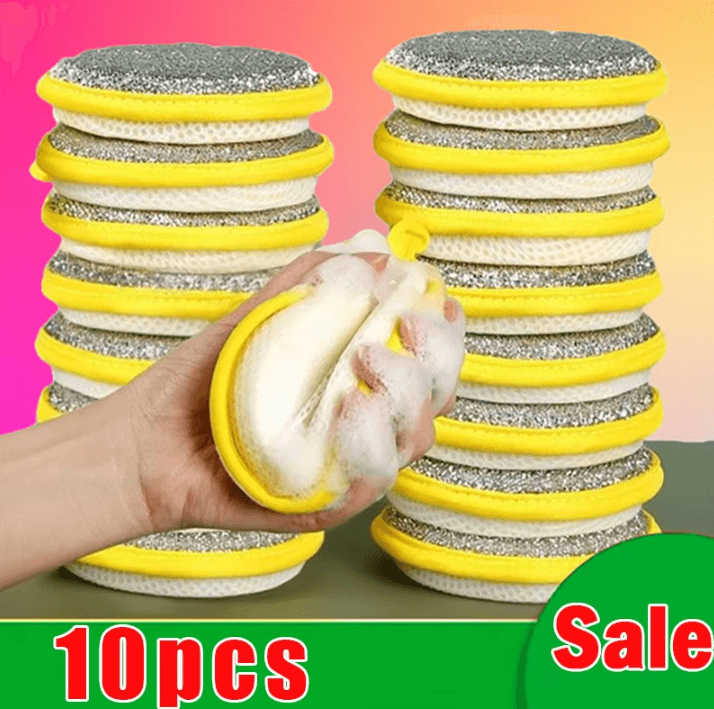 Double Side Dishwashing Sponges for Pan Pot Cleaning 5/10/20 Pieces
