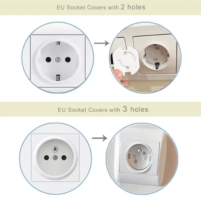 SafePlug Baby Outlet Covers 10 Pack Socket Protectors