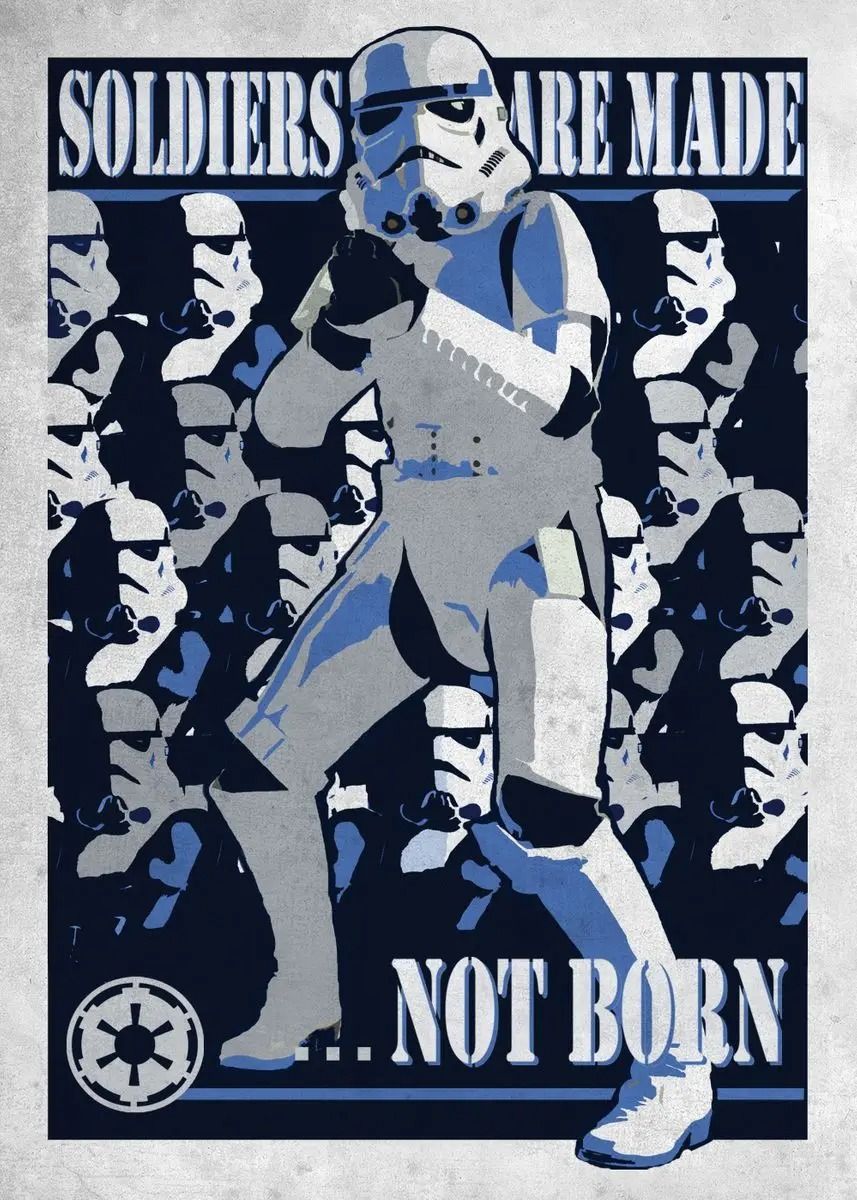 Galactic Retro Space Poster Tatooine Canvas Movie Wall Art