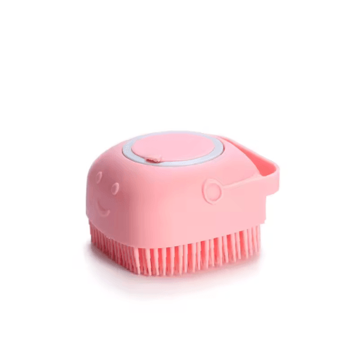 Soft Silicone Pet Bath Brush Gentle Grooming & Shampoo Massager for Dogs & Cats