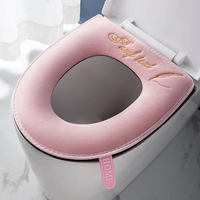 Warm Velvet Toilet Seat Cover