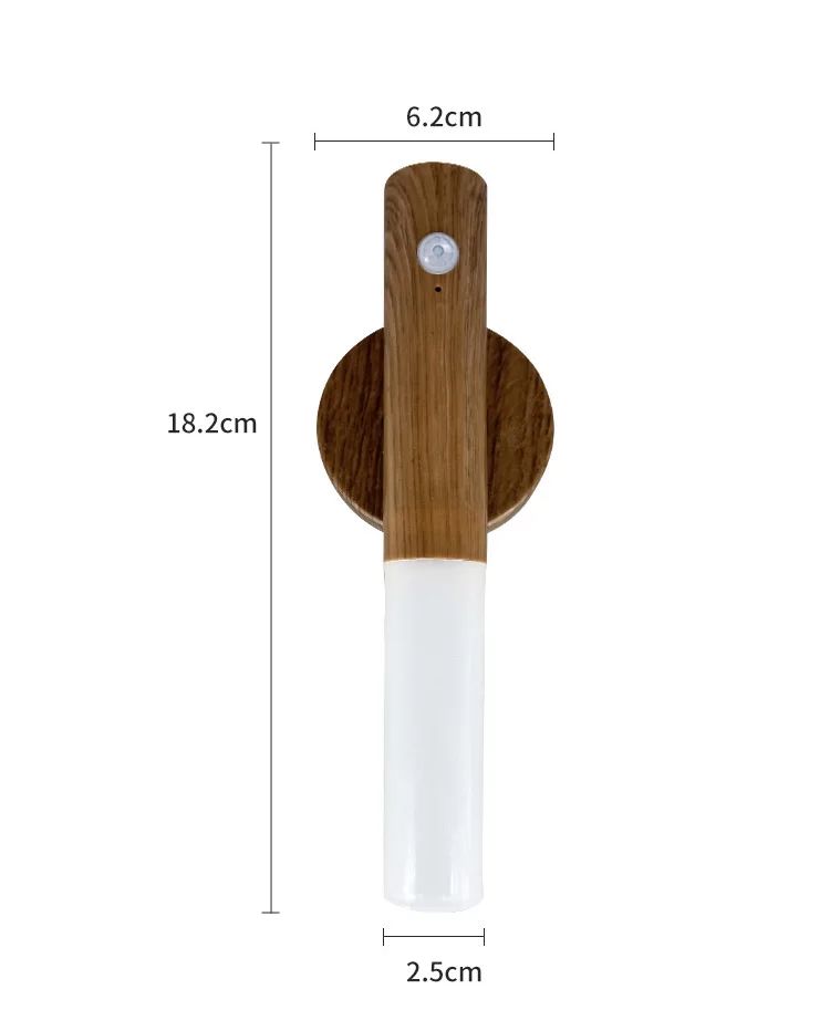 WarmGlow Motion Sensor Night Light – USB Rechargeable LED for Bedside & Closet