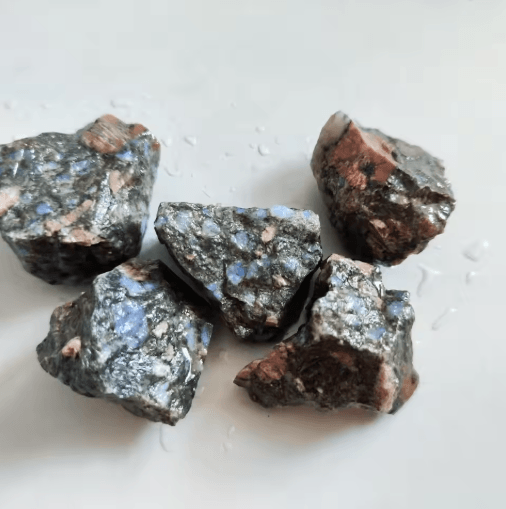 Natural Glaucophane Blue Reiki Meditation Stone – Raw Mineral Specimen