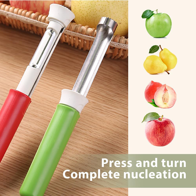 Apple Corer and Peeler Stainless Steel Fruit Peeler Tool