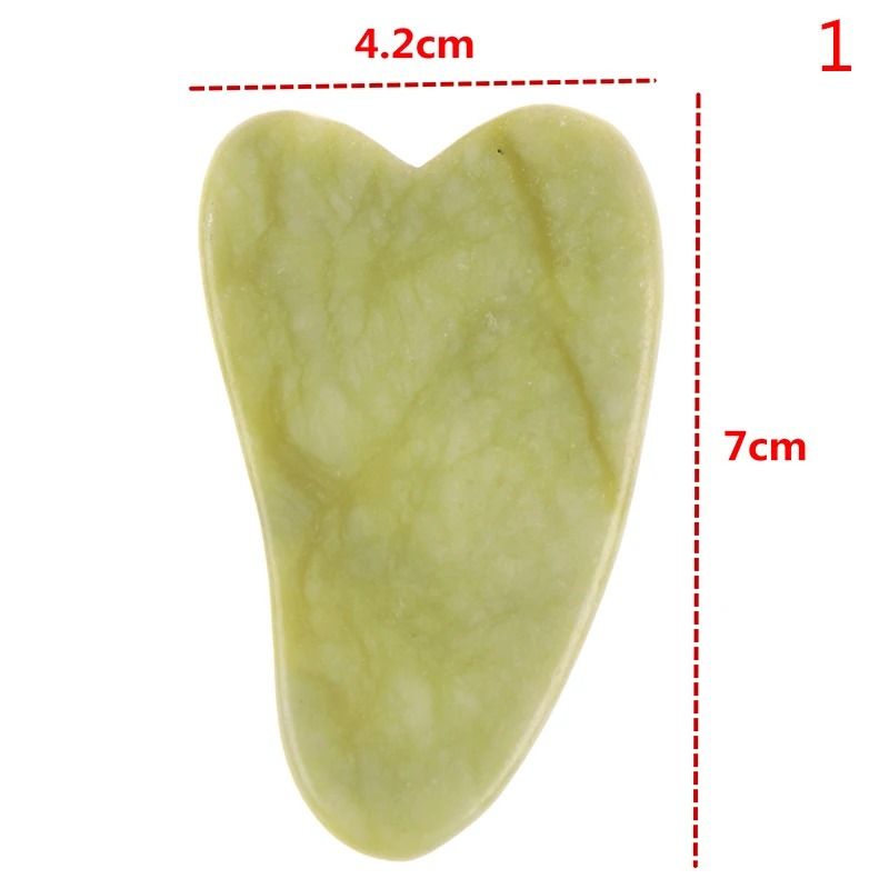 Natural Rose Jade Facial Roller and Gua Sha Set