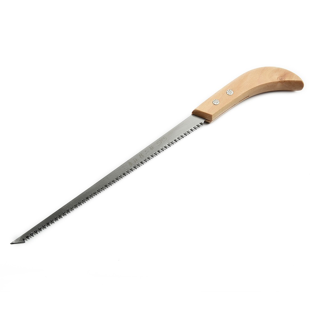 Outdoor Portable Ice Cutting Saw with Wooden Handle Multi-Function Hand Saw for Household and Garden Use