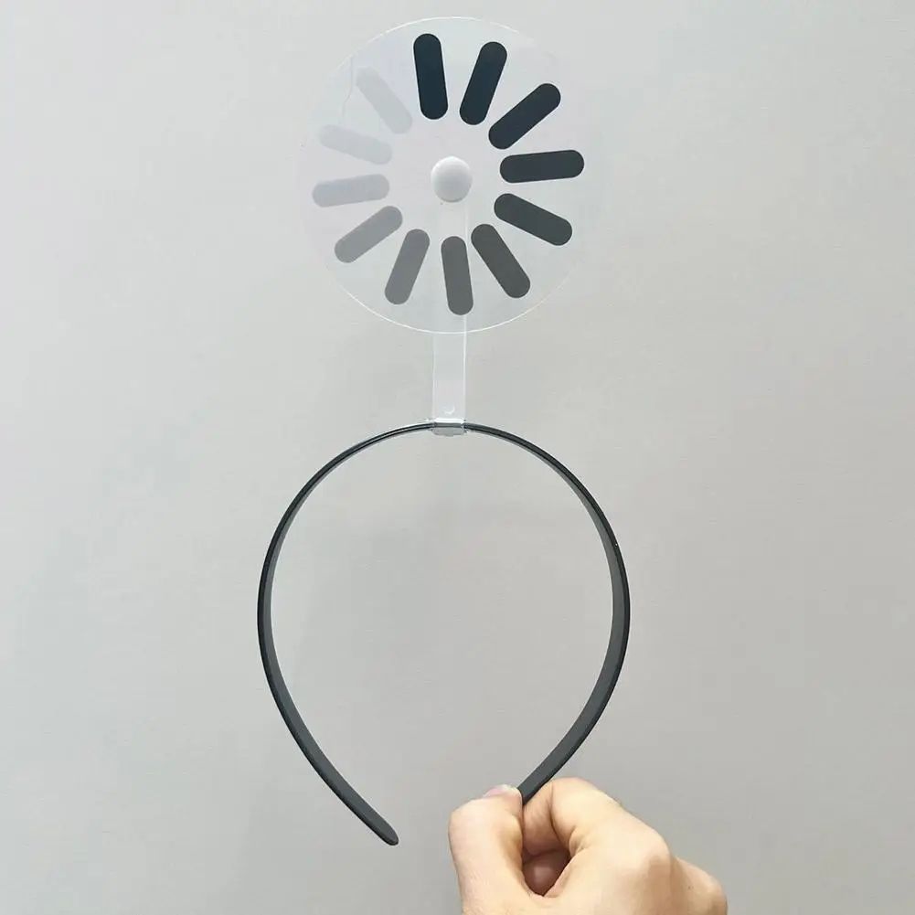 Funny Brain Loading Headband Hair Clip Set