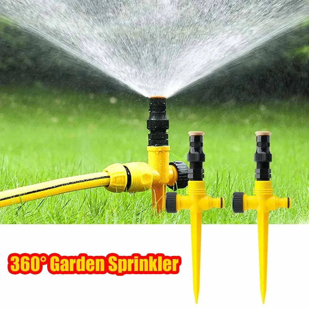 360 Degree Rotating Lawn Sprinkler for Large-Area Garden Irrigation