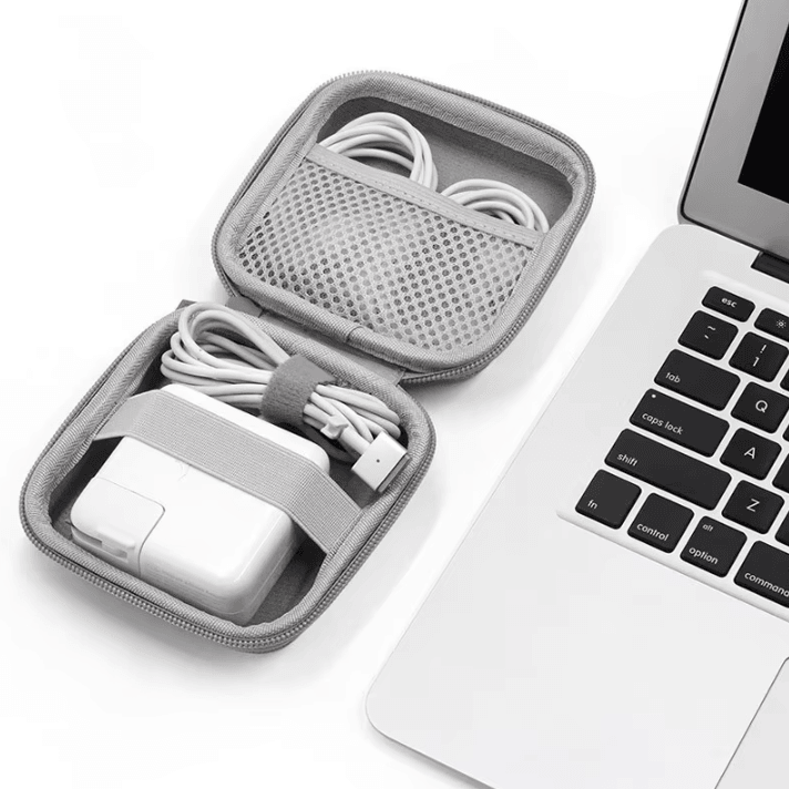 Portable Gadget Organizer Case – Multifunctional Earphone & Cable Storage Bag for Travel
