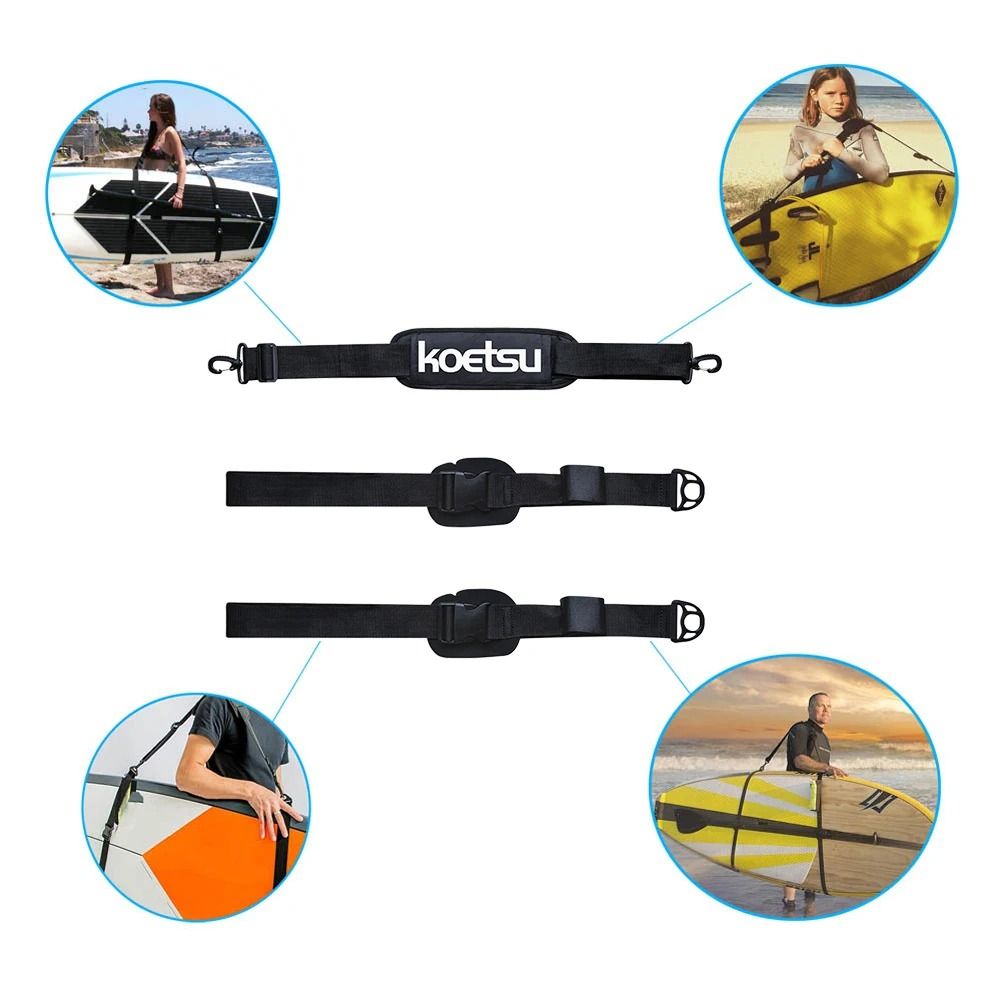 Surfboard Shoulder Belt Adjustable Surfboard Shoulder Carry Sling