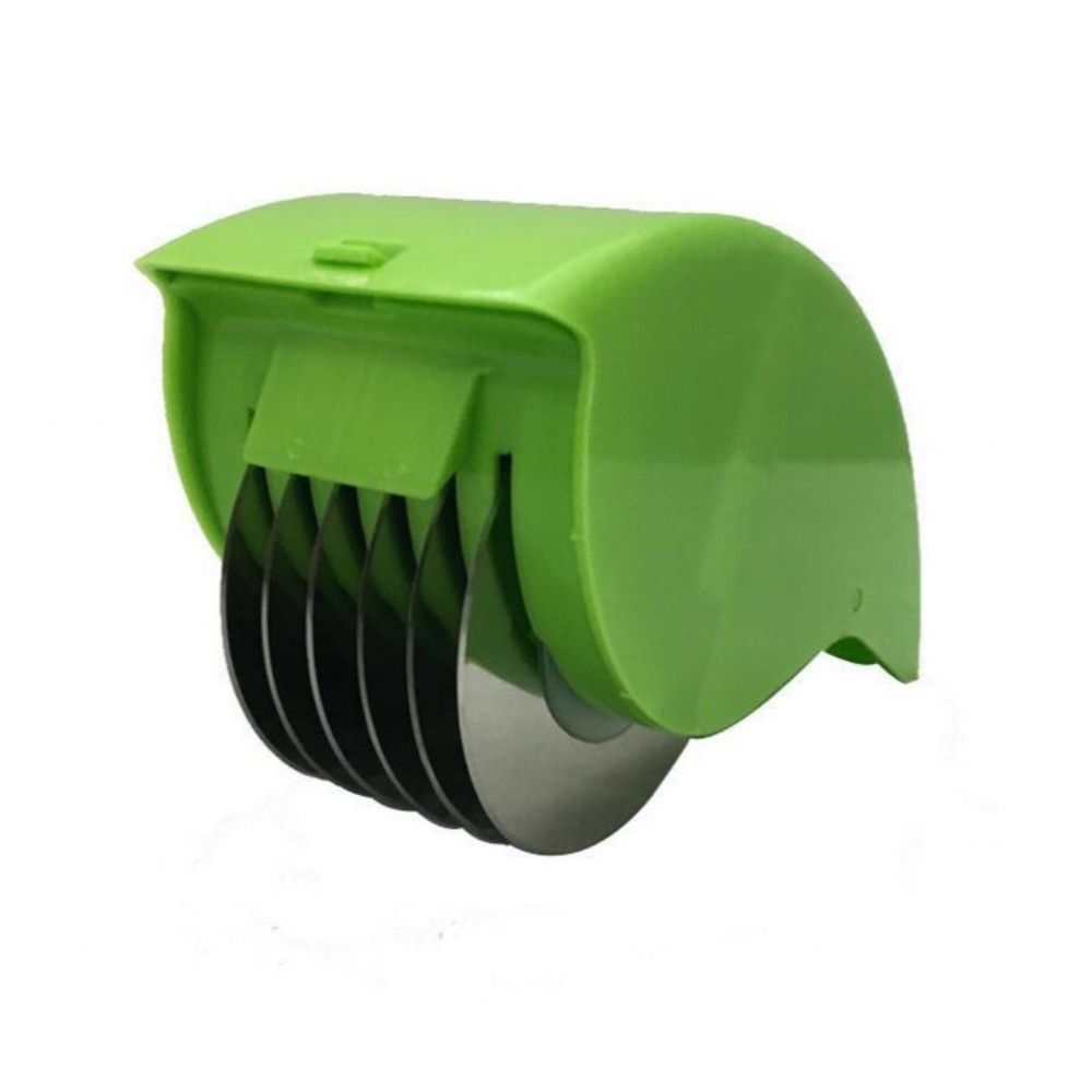 Premium Manual Herb Chopper & Vegetable Cutter Tool Parsley Chopper Roller with Stainless Blade