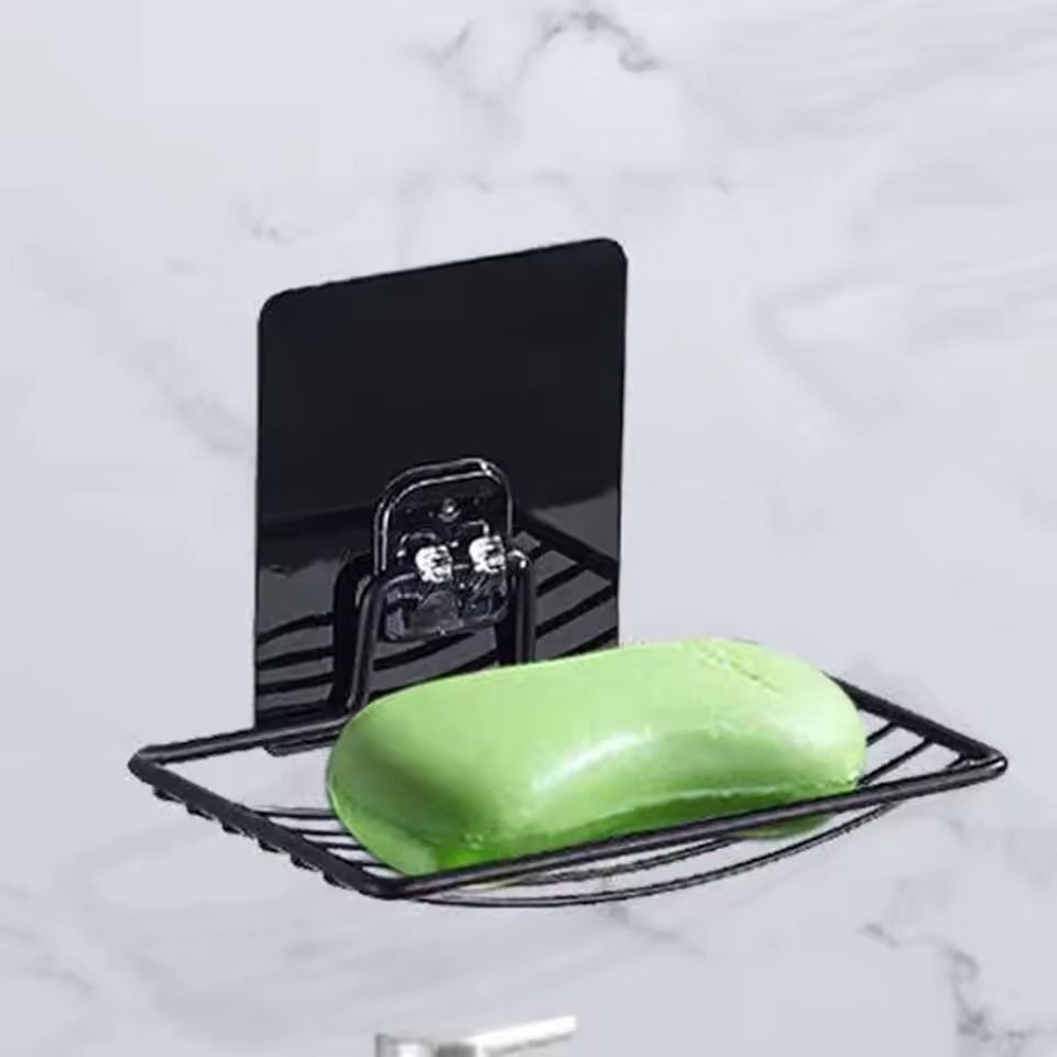 Stainless Steel Wall Mounted Soap Holder Self Adhesive Sponge Dish