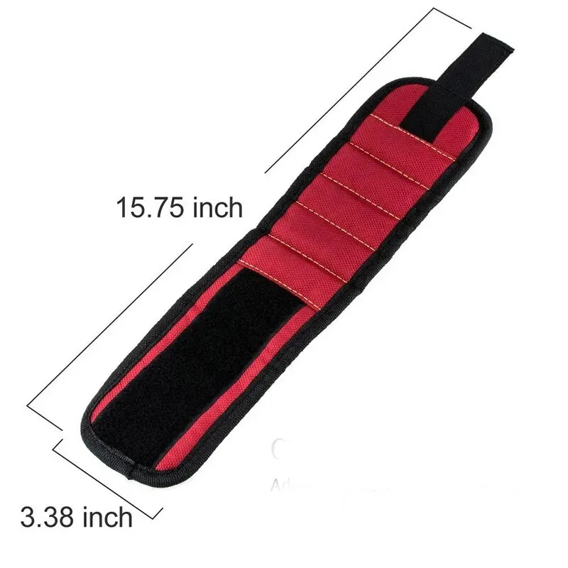 Strong Magnetic Wristband for Tools, Portable Tool Bag, Adjustable Magnetic Wrist Belt for Screws, Nails, and Drilling