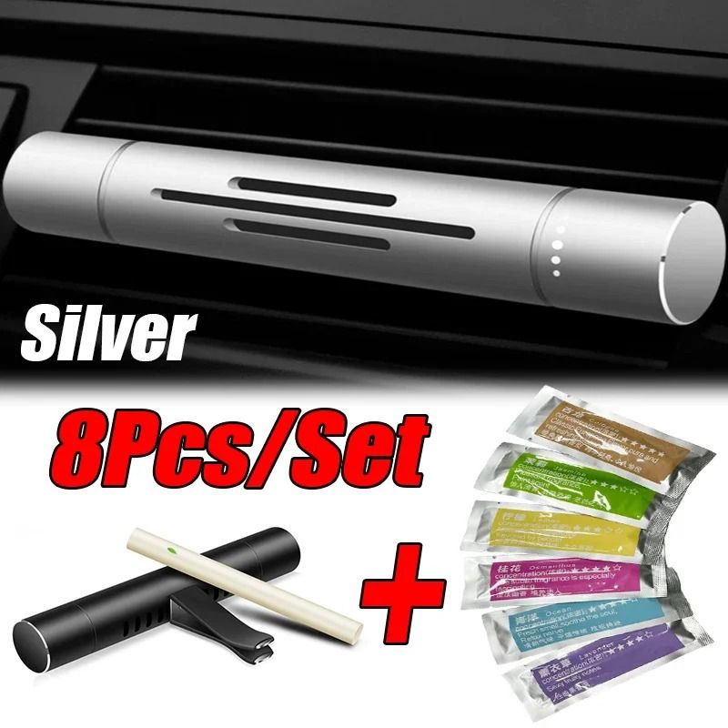 8 Pcs Set Car Air Vent Perfume Air Freshener Clips