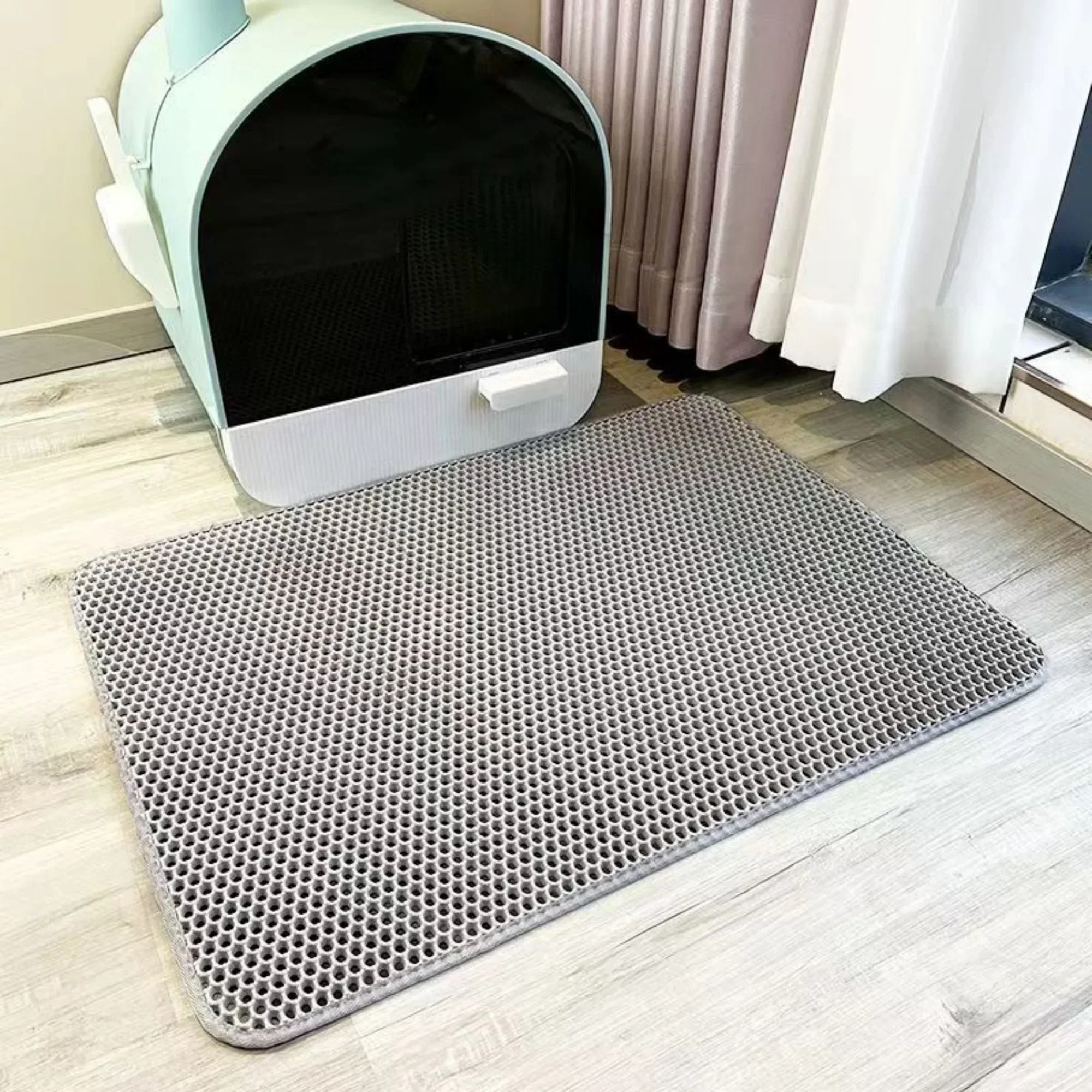 Extra Large Dual-Layer Waterproof Cat Litter Mat