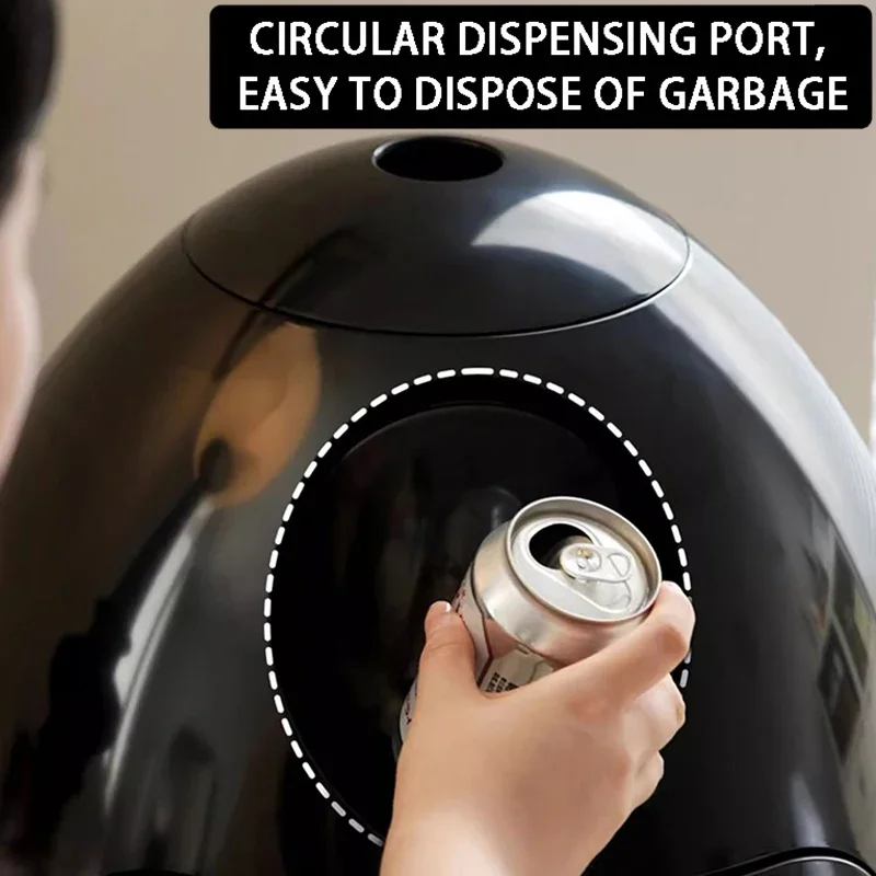 Dinosaur Egg Trash Can, Large Capacity Waste Bin for Kitchen, Room Garbage Collector, Creative Cartoon Design