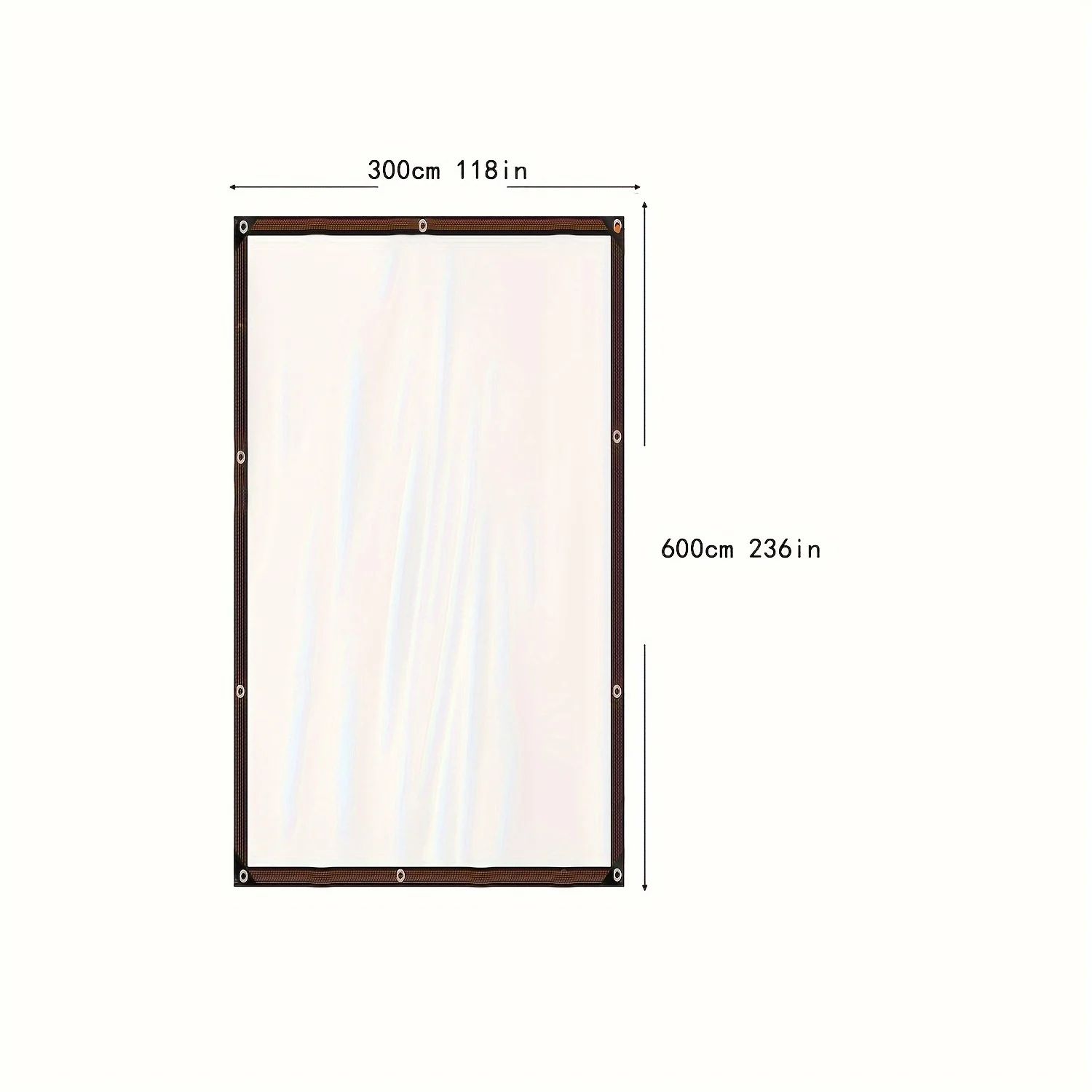 Transparent Waterproof Heavy Duty Tarp