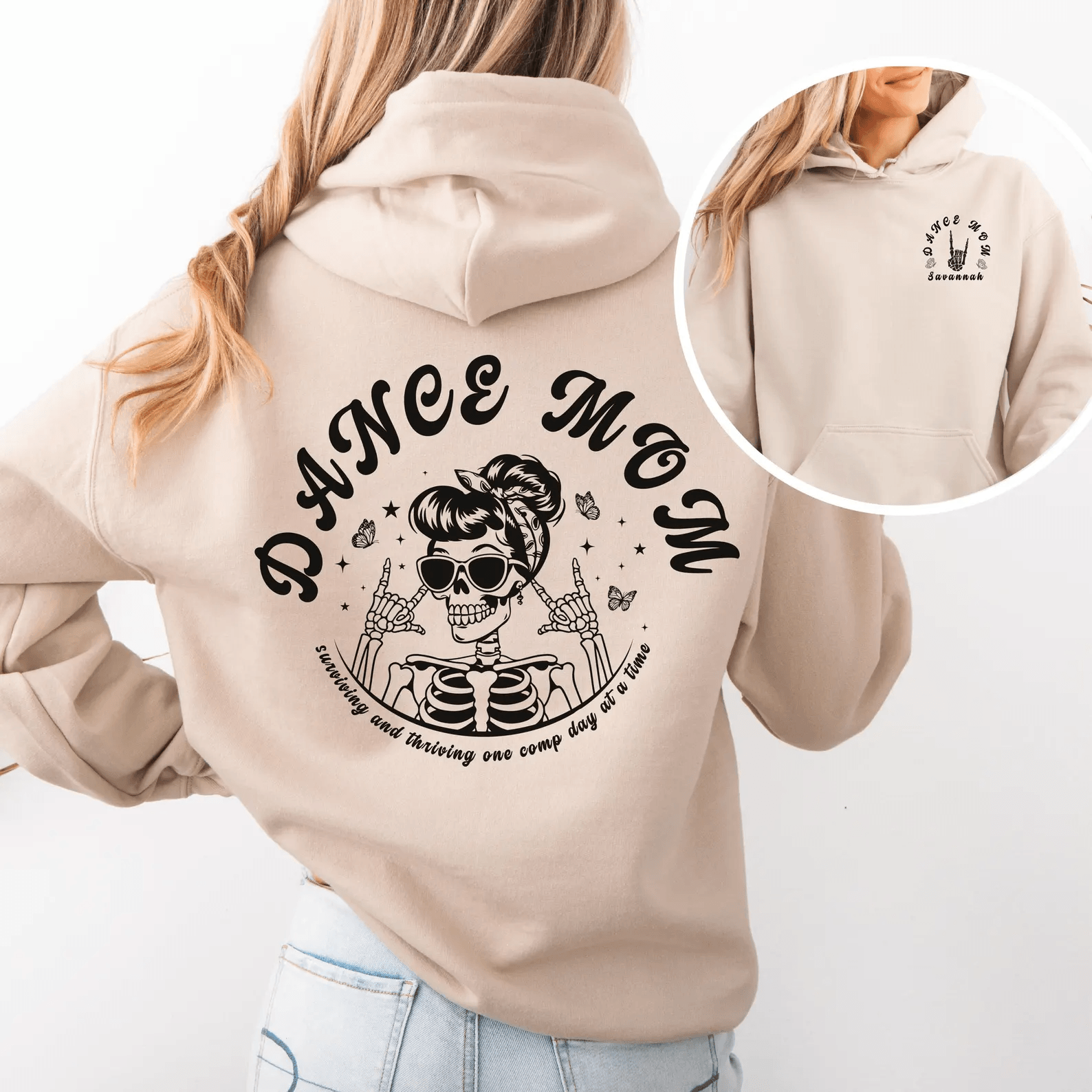 Custom Comp Day Dance Mom Hoodie Funny Personalized Dance Mom Sweatshirt