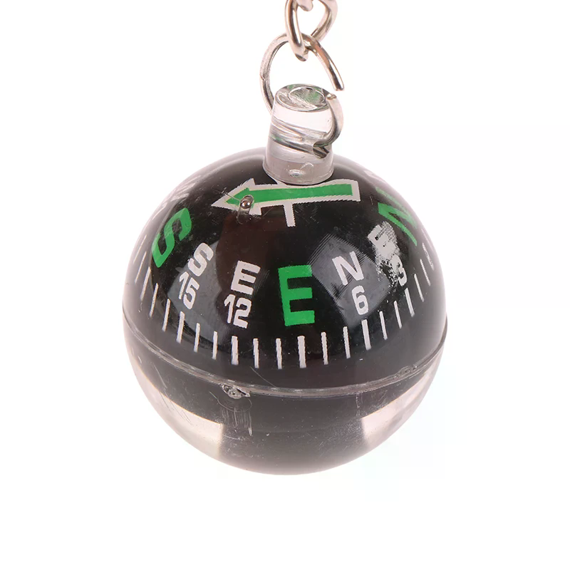 Portable Emergency Compass Keychain  Lightweight Survival Tool for Hiking & Camping
