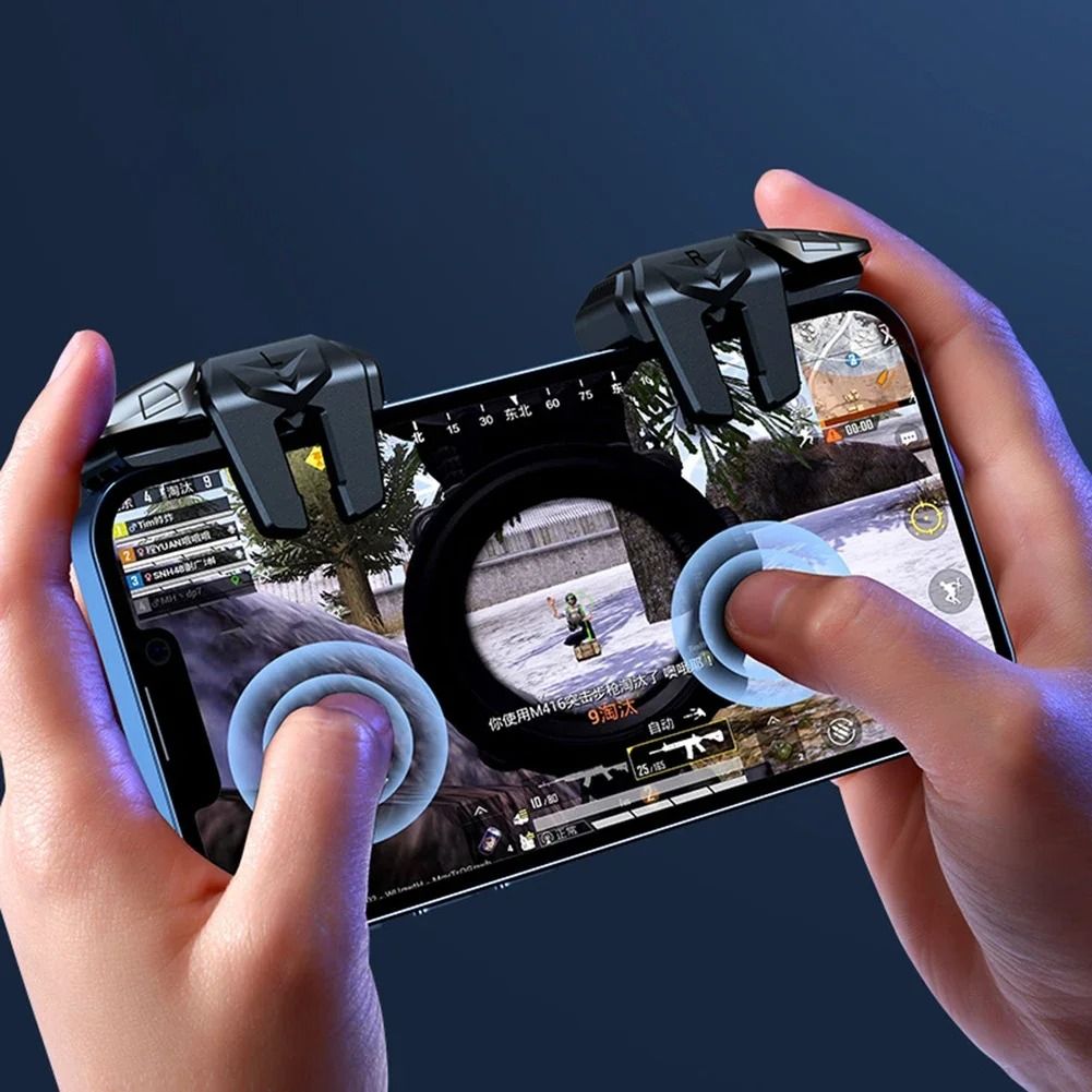 G21 Mobile Phone Game Trigger 6 Finger Aim Shooting Gamepad Joystick Controller