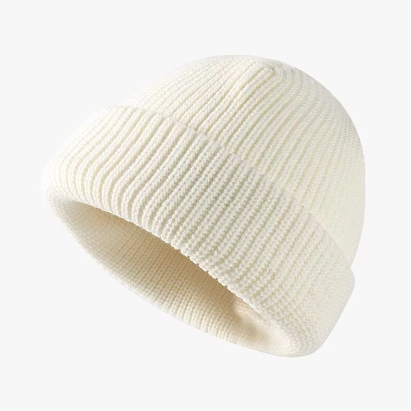 Unisex Knitted Melon Skin Winter Beanie Hat
