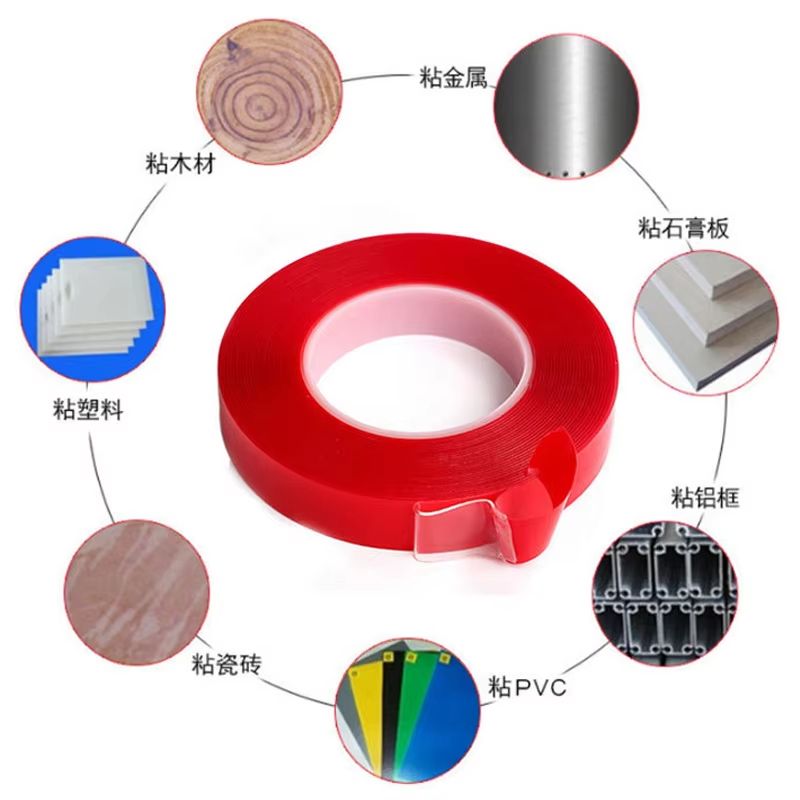 Transparent Double-Sided Nano Tape Washable Adhesive Strong Bond Traceless Tape
