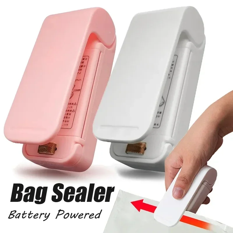 Portable Heat Sealer, Mini Food Packaging & Thermal Plastic Bag Sealer for Storage