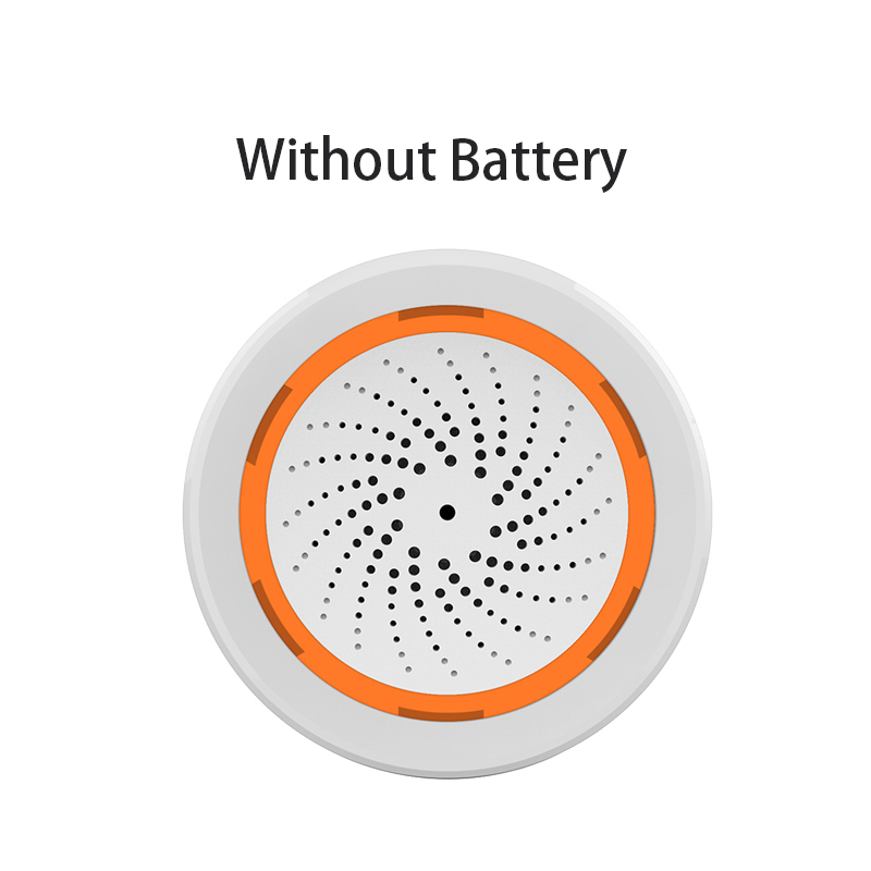 Smart Siren Alarm, Loud Sound & Light, Home Security