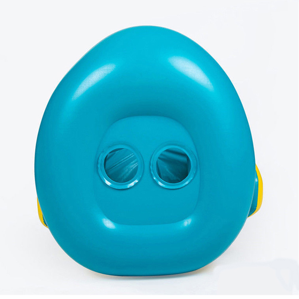 Baby Float with Canopy & Steering Wheel UV Protected Inflatable Toddler Pool Float