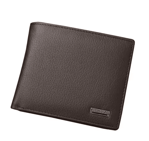 Classic Genuine Leather Men Wallet with Coin Pocket & Card Holder Design