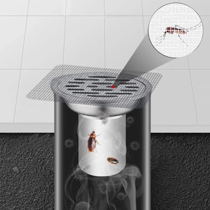 Disposable Mesh Hair Catcher Drain Stickers