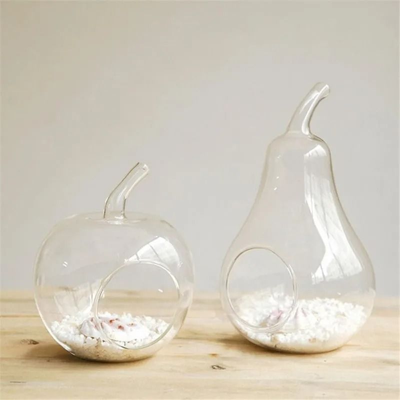 Apple Pear Fruit Planter Tabletop Vase