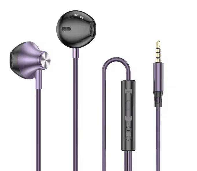 USB C Wired In Ear Headphones with HiFi Sound and Inline Control
