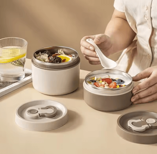 Stainless Steel Food Thermal Jar Insulated Soup Cup Lunch Container 350ml 650ml