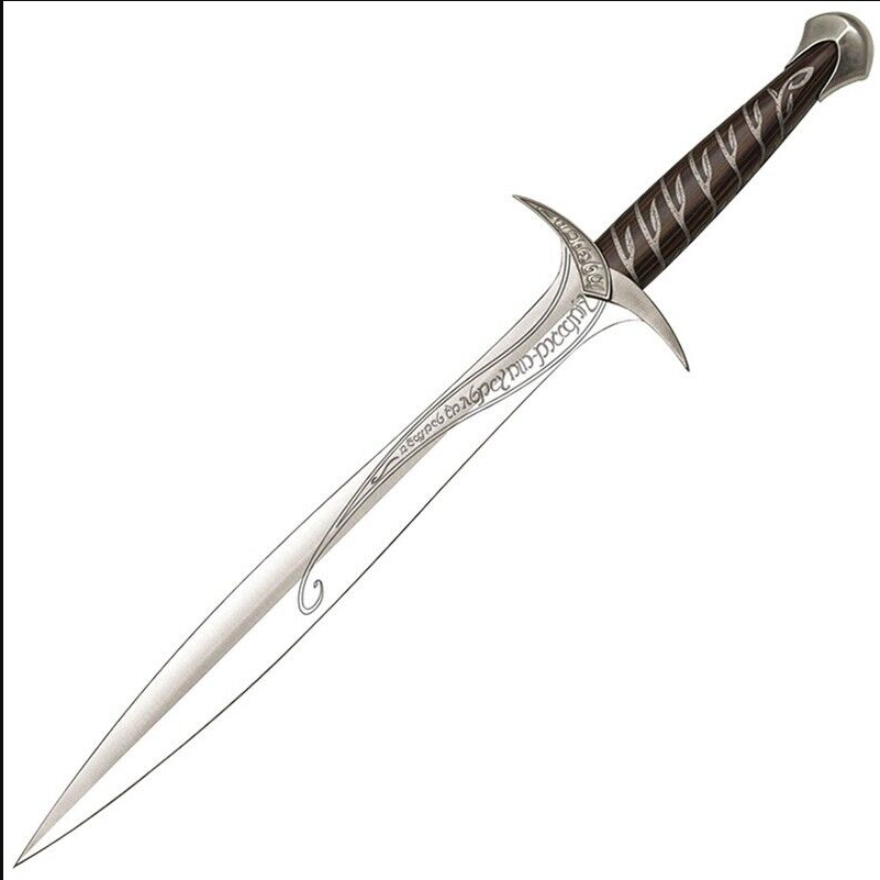 The Lord of the Rings Sting Sword of Frodo Baggins. The Hobbit Movie Bibilo sword